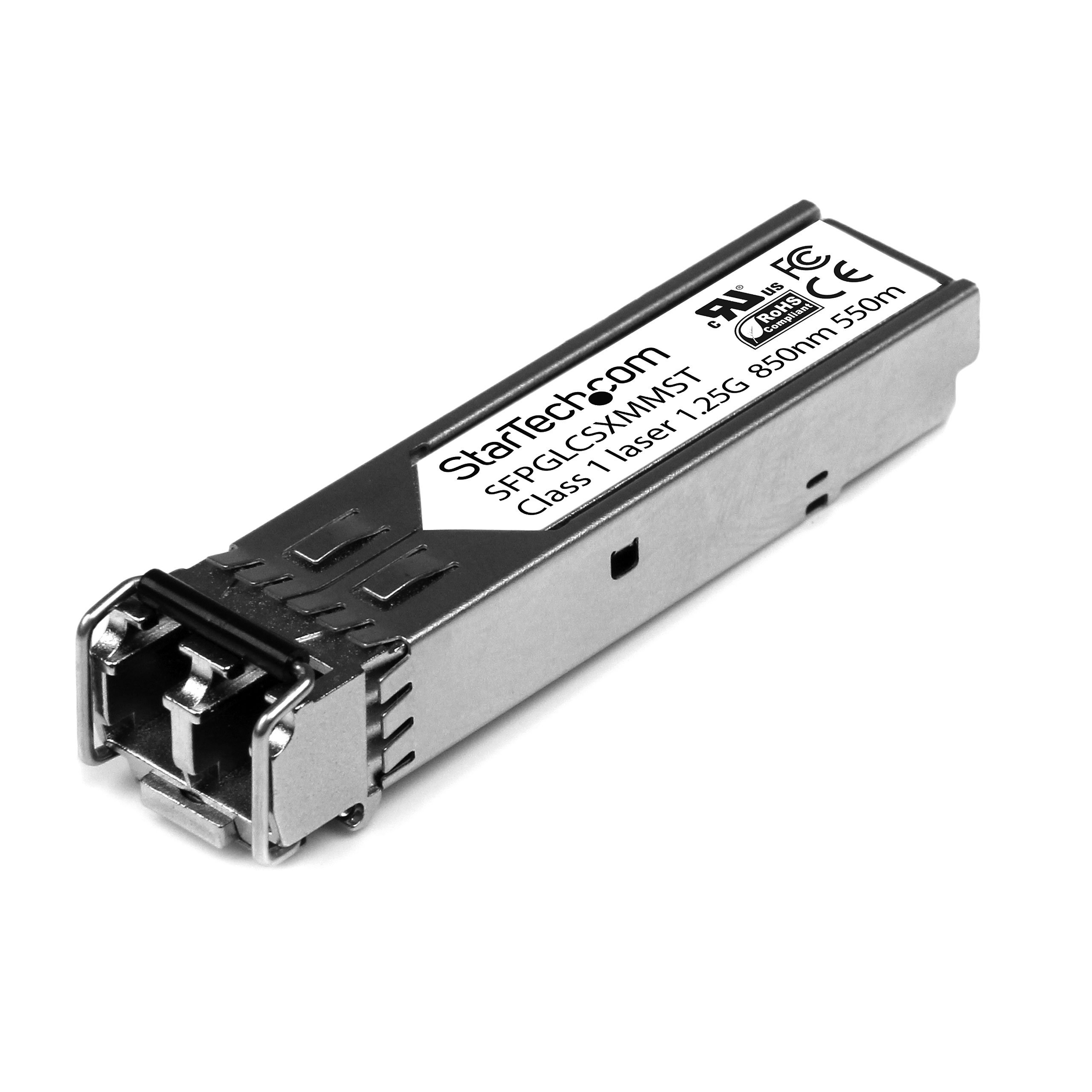 StarTech.com Cisco GLC-SX-MM Compatible SFP Module - 1000BASE-SX - 1GbE Multimode Fiber MMF Optic Transceiver - 1GE Gigabit Ethernet SFP - LC 550m - 850nm - Cisco IE3400, IE3300, IE3200 (SFPGLCSXMMST)