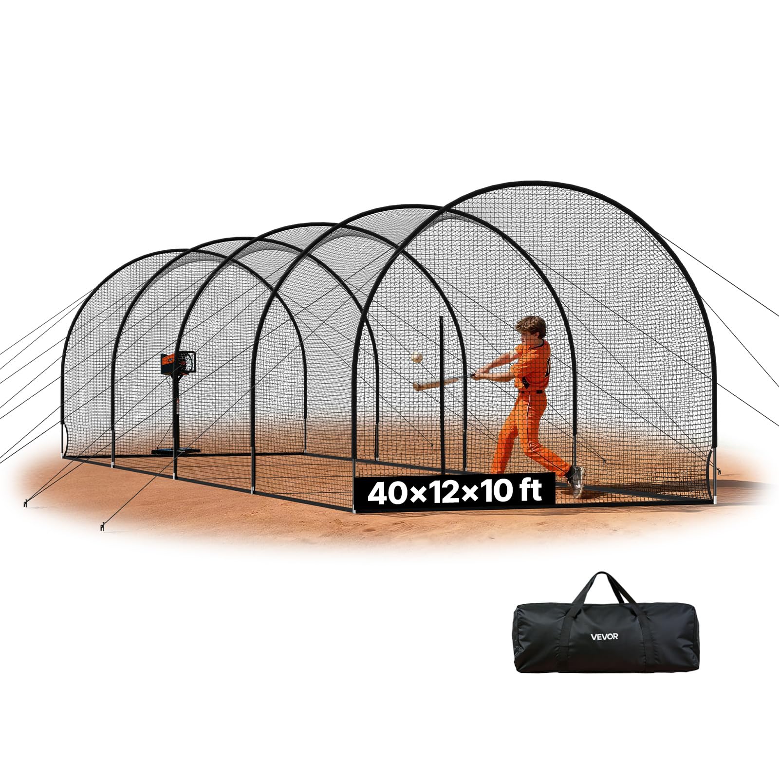 Baseball Batting Cage Net - Practice Net for Softball -14