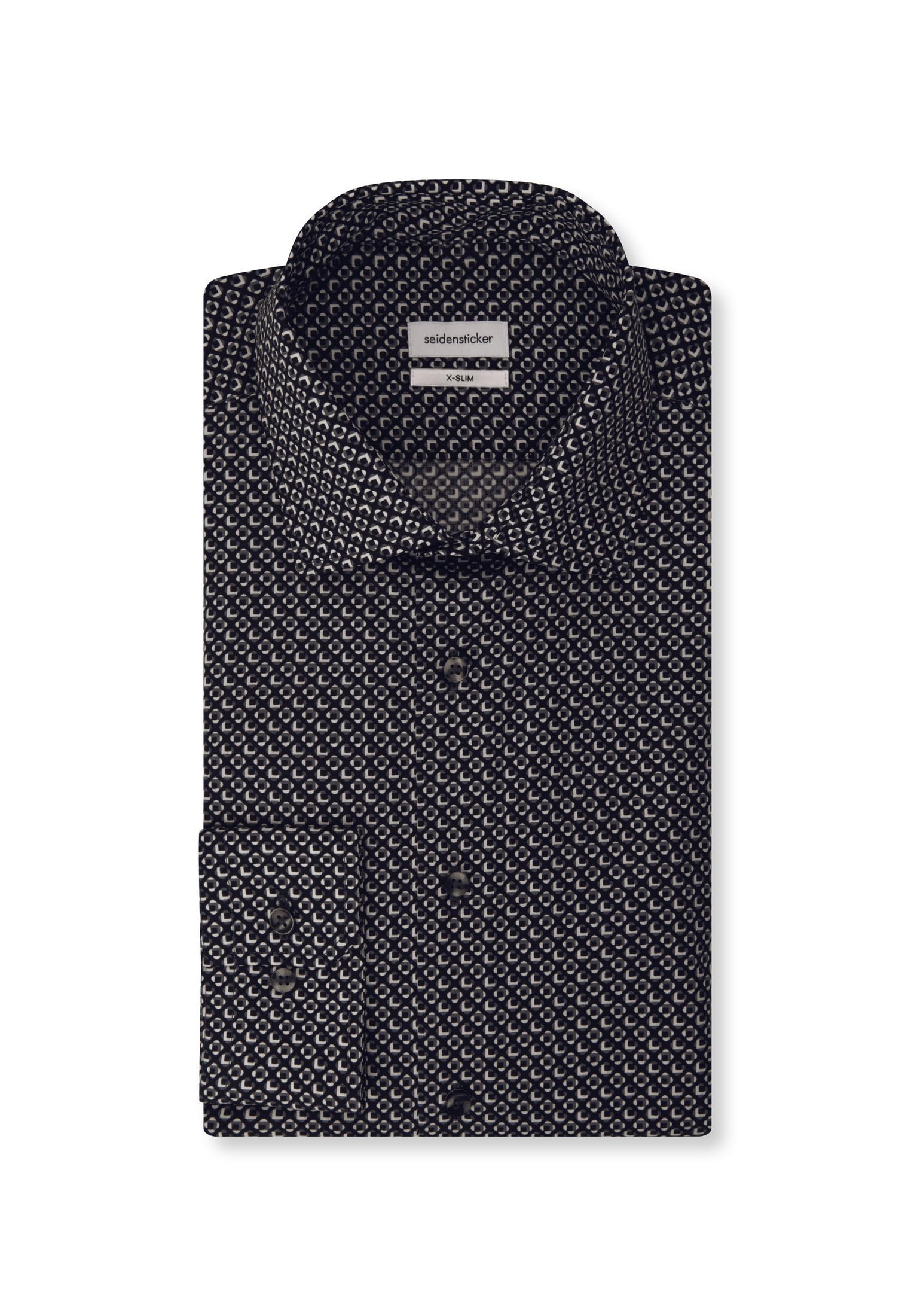 Seidensticker Herren Slim Fit Langarm Kragen Hemd