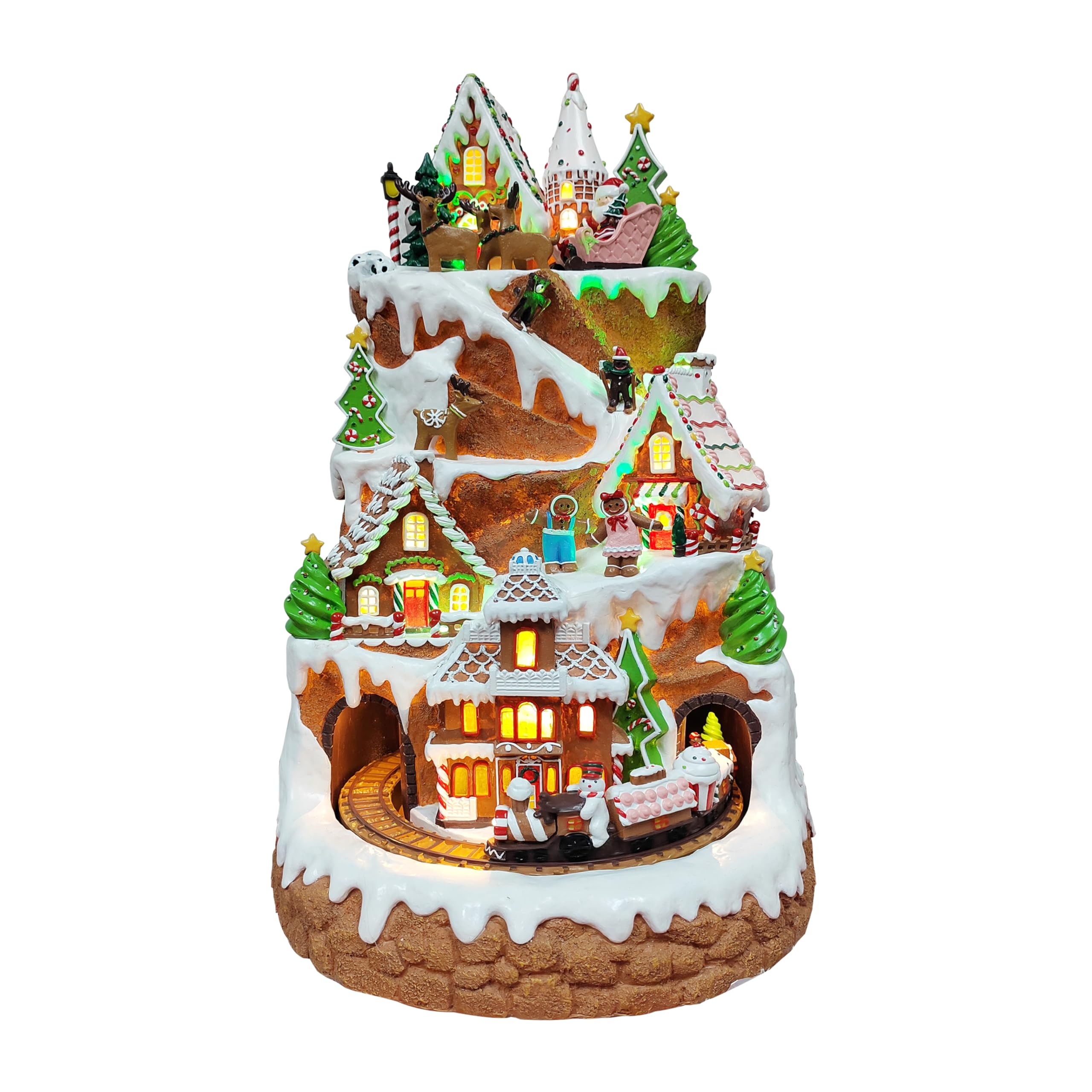 Amazon.com: Gingerbread Mountain Christmas Village 21” by Moments