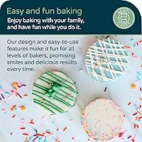 Vista 4 de Benty Cakes – El juego original de moldes CakePuck – ¡Mejor que un Cake Pop! Haz postres cubiertos de chocolate – Silicona libre de BPA – Incluye 1