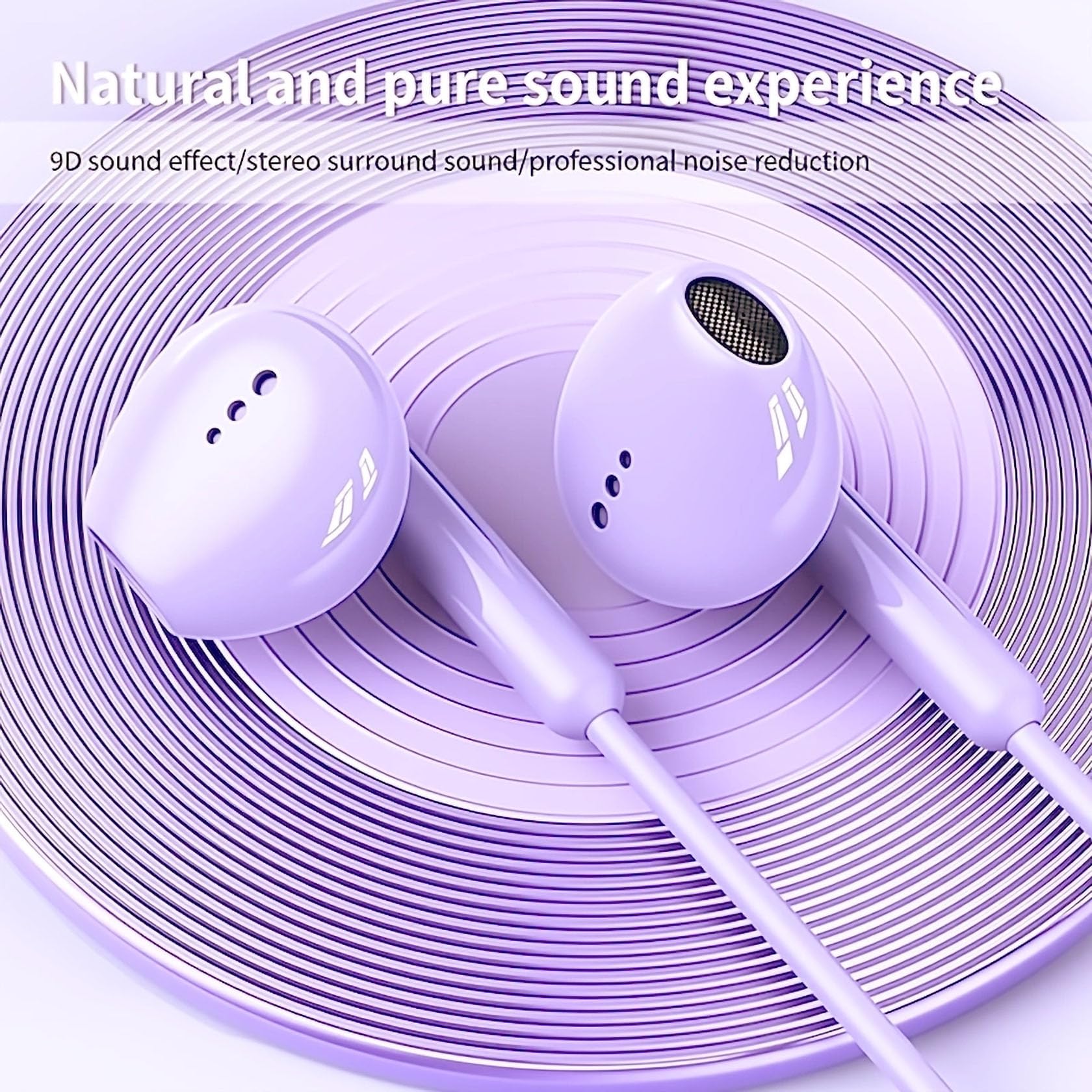 Amazon.co.jp: タイプc イヤホン 有線 パープル イヤホン type-c 人間