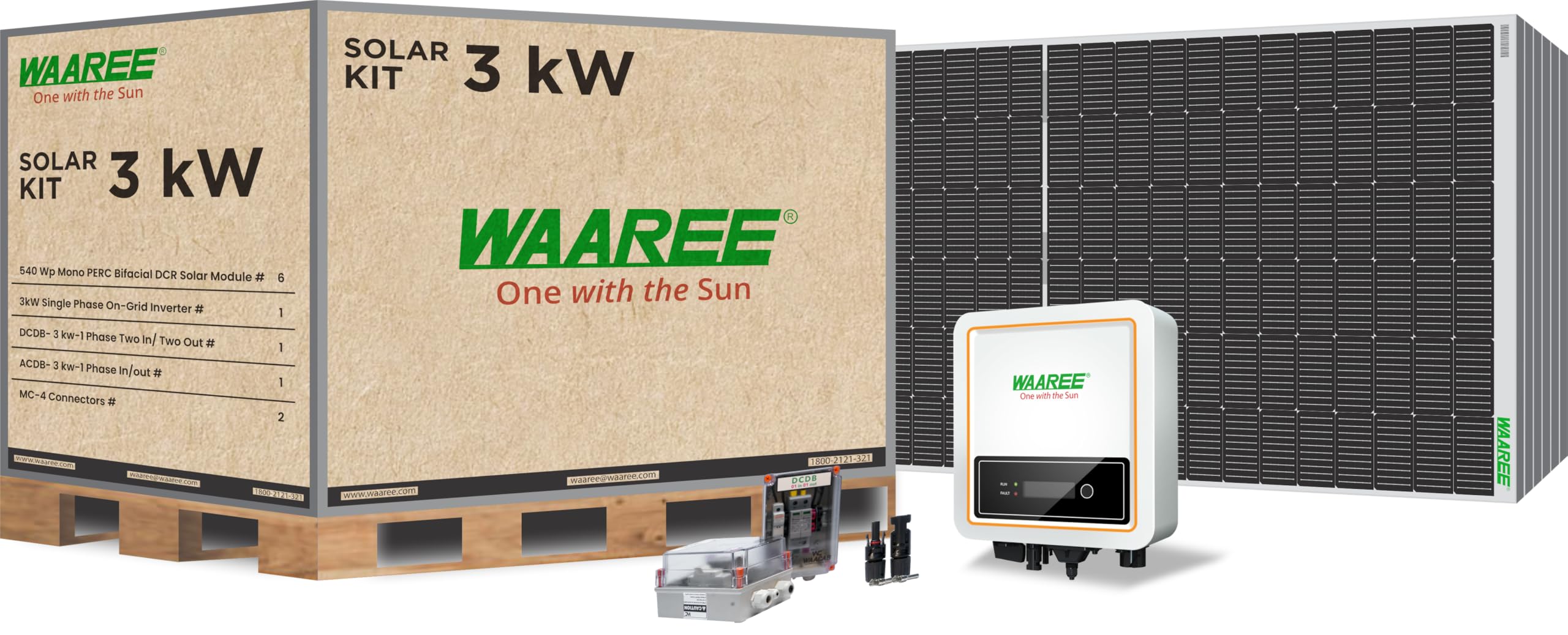 WAAREE Solar 3kW On-Grid DCR Solar System (Single Phase) - Renewable Energy for Residential and Commercial, PM Surya GHAR MUFT BIJALI YOJANA Eligible for Government Subsidies. (B0CYH8SZKS) Amazon Price History, Amazon Price Tracker