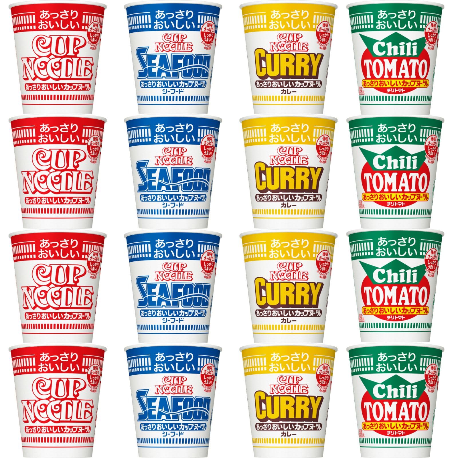 あっさりおいしいカップヌードル 4種×各4食 計16食 アソートセット 日清食品 カップ麺 インスタント
