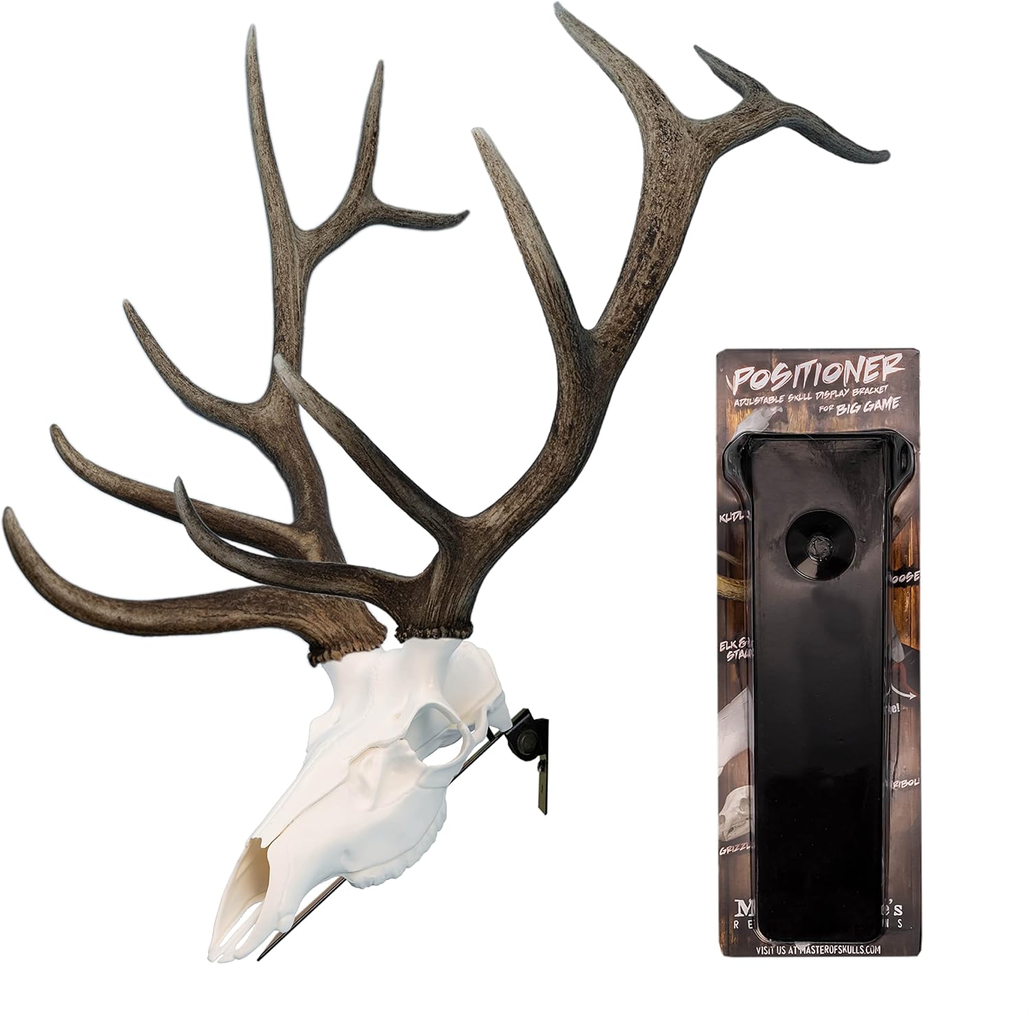 Mountain Mike's Elk Positioner European Skull Wall Mount