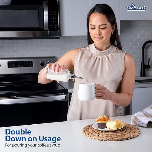 Miniatura 5 de EHOMEA2Z Vertedores de botellas de licor de acero inoxidable (paquete de 24) vertedores clásicos para alcohol, a prueba de fugas, aptos para