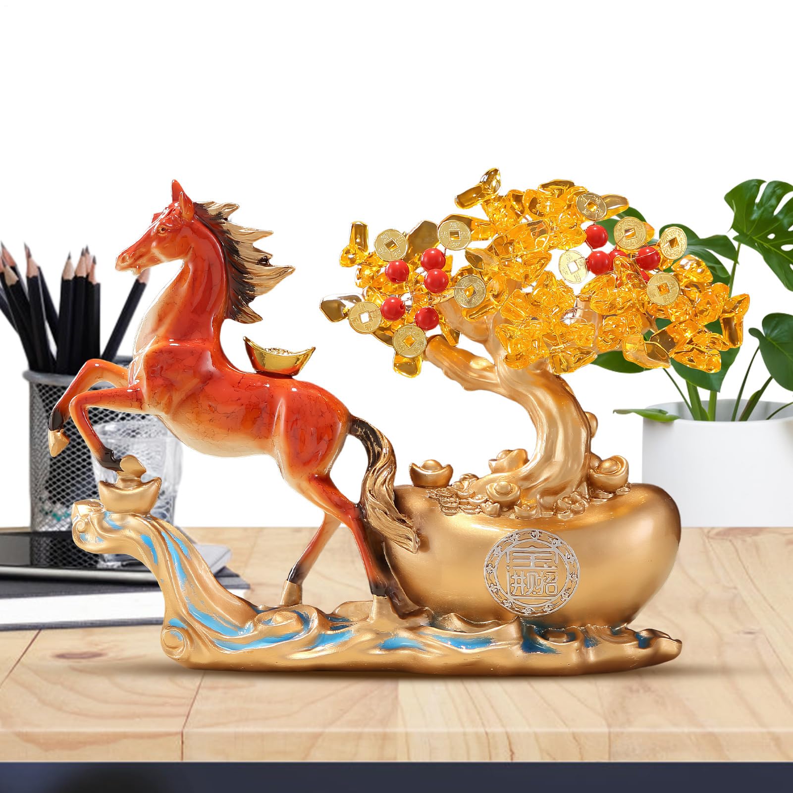 Figurines de chevaux pour meubler un espace vide avec élégance sans encombrer