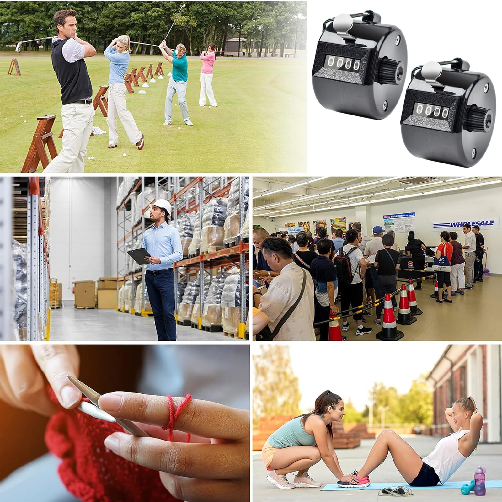 Contador Manual de Golf de 4 Dígitos,Contador Des Cantidades,Contadors Mecánico Des Metal para Sport,Contador da Vueltas,Contadors da Golf,Contadore di Metal,Golfs Contadore di Cantidades — view 7