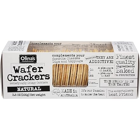 Cracker Wafers Natural, 3.5 OZ