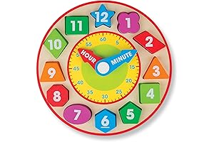 Melissa & Doug Shape Sorting Clock: A Fun and Educational Toy for Toddlers