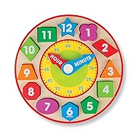 Algopix Similar Product 1 - Melissa  Doug Shape Sorting Clock 