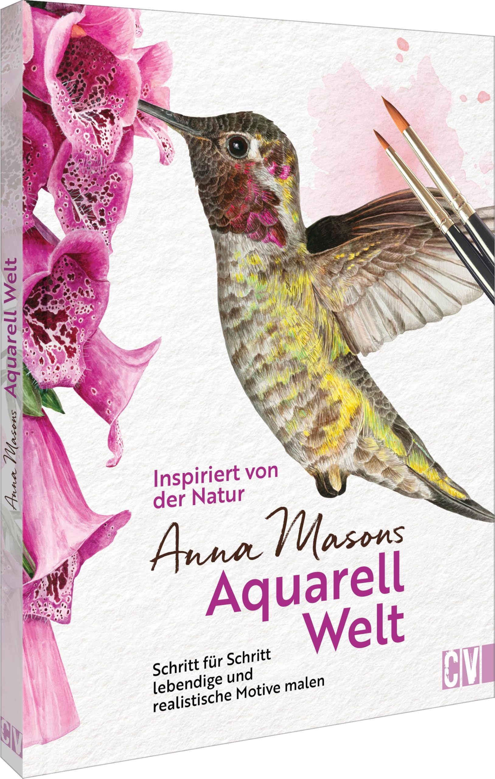 Livre aquarelle fleurs et nature : guide pratique peinture réaliste et motifs