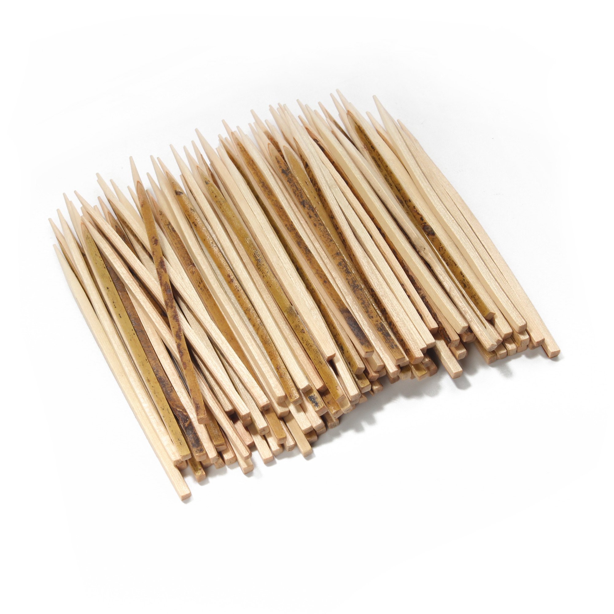 bamboomn Marke – Dekorative Schwarz Vollweide Kleiner Picks – 3 Größen – 100/300/1000 Stück 7,6 cm