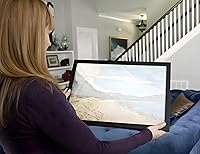 Vista 3 de Poster Palooza Marco negro de madera maciza de 10 x 20 pulgadas, acrílico UV, respaldo de tablero de espuma y accesorios para colgar incluidos