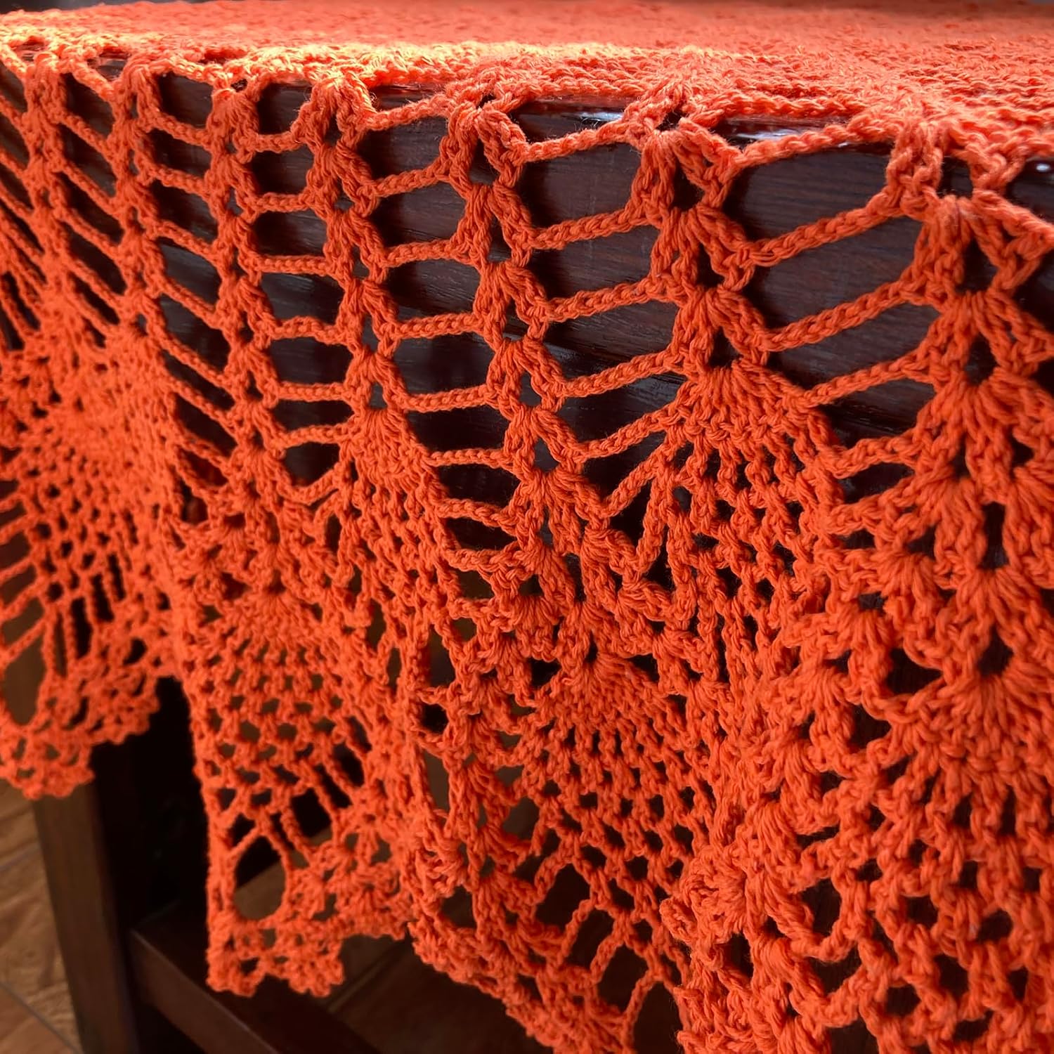 Handmade Crochet Cotton Lace Table Sofa Doily Hollow Out Tablecloth Sofa Covers for Living Room