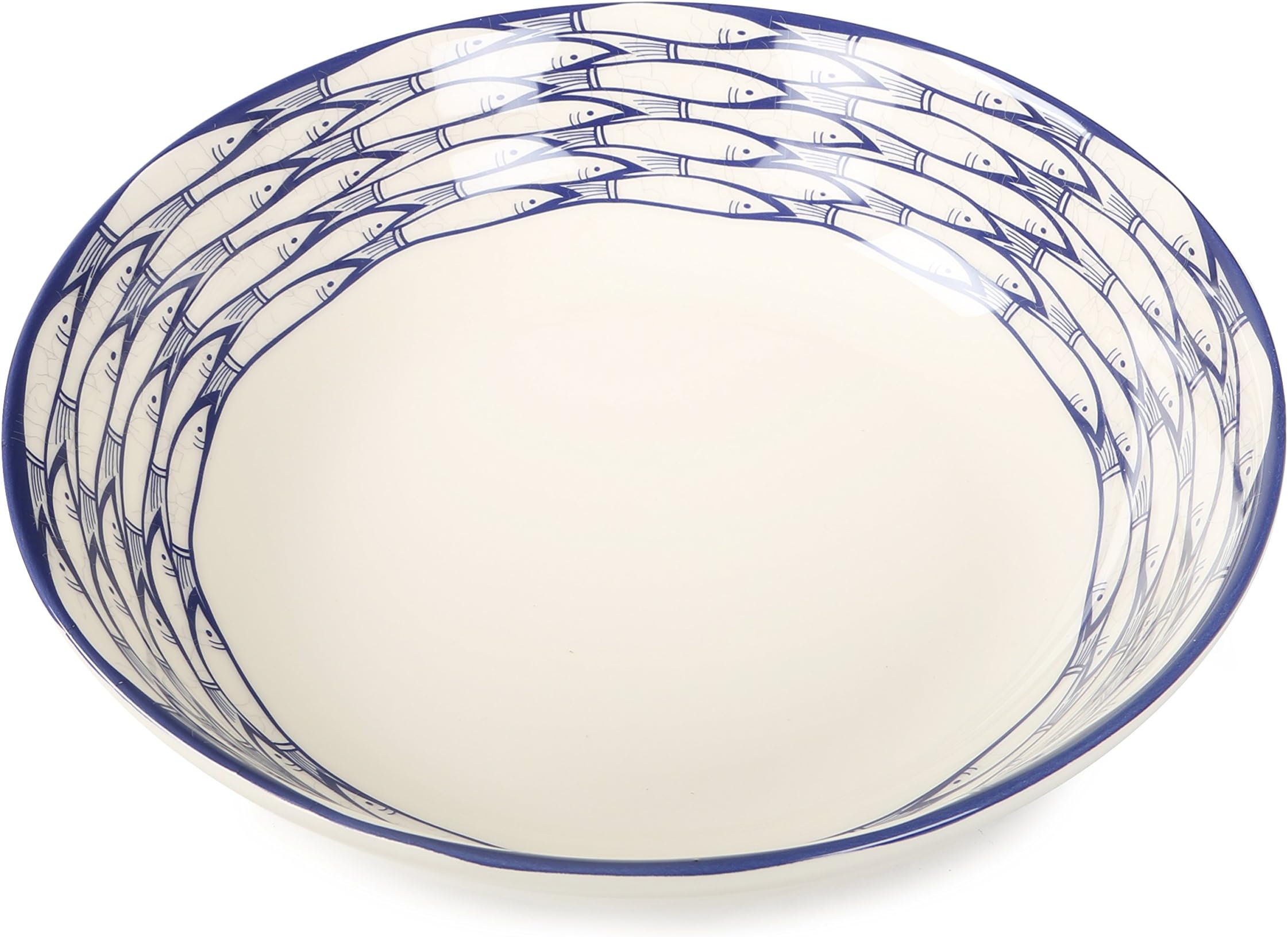 Sardine Run Salad Serving Bowl, 31cm