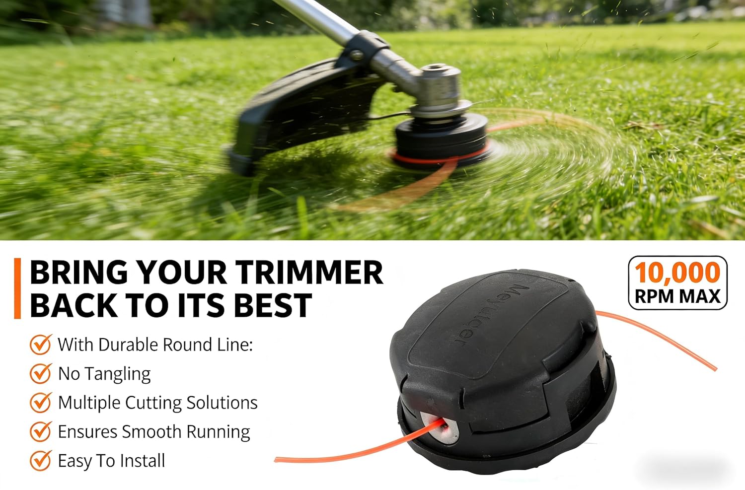 String Trimmer Head - 5 Pack | Compatible with Echo Speed Feed 400 SRM-210 SRM-225 SRM-230 PAS-210 PAS-211 PAS-225 Fit for Shindaiwa T195S T220 T222 T230 T231