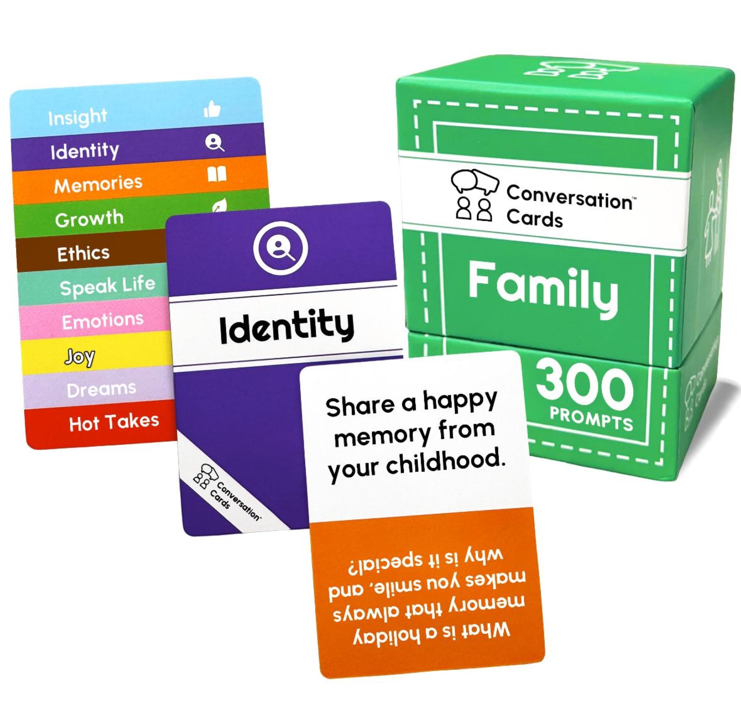 Amazon.com: Conversation Cards Family Pack | 300 Open-Ended