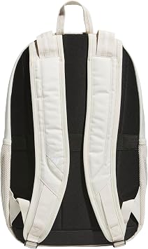 adidas Prime Backpack for Work, Travel Bag for Women and Men with Padded Compartment for Laptop, Alumina Beige/White, One Size, Prime Backpack for Work, Travel Bag for Women and Men With Padded