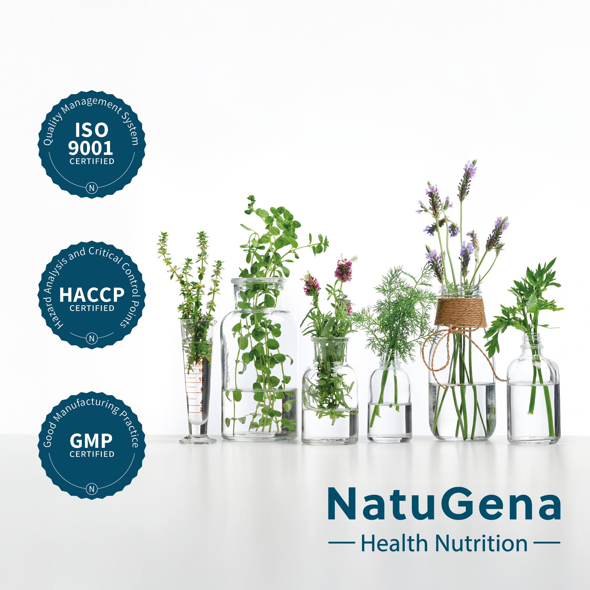 NatuGena Mukosa Aktiv L-Glutamin (2000 mg), Lecithin (1.500 mg), L-Alanyl-L-Glutamin (200 mg), Propionsäure (250 mg), hohe Bioverfügbarkeit, 210 Kapseln (30 Tage Packung)