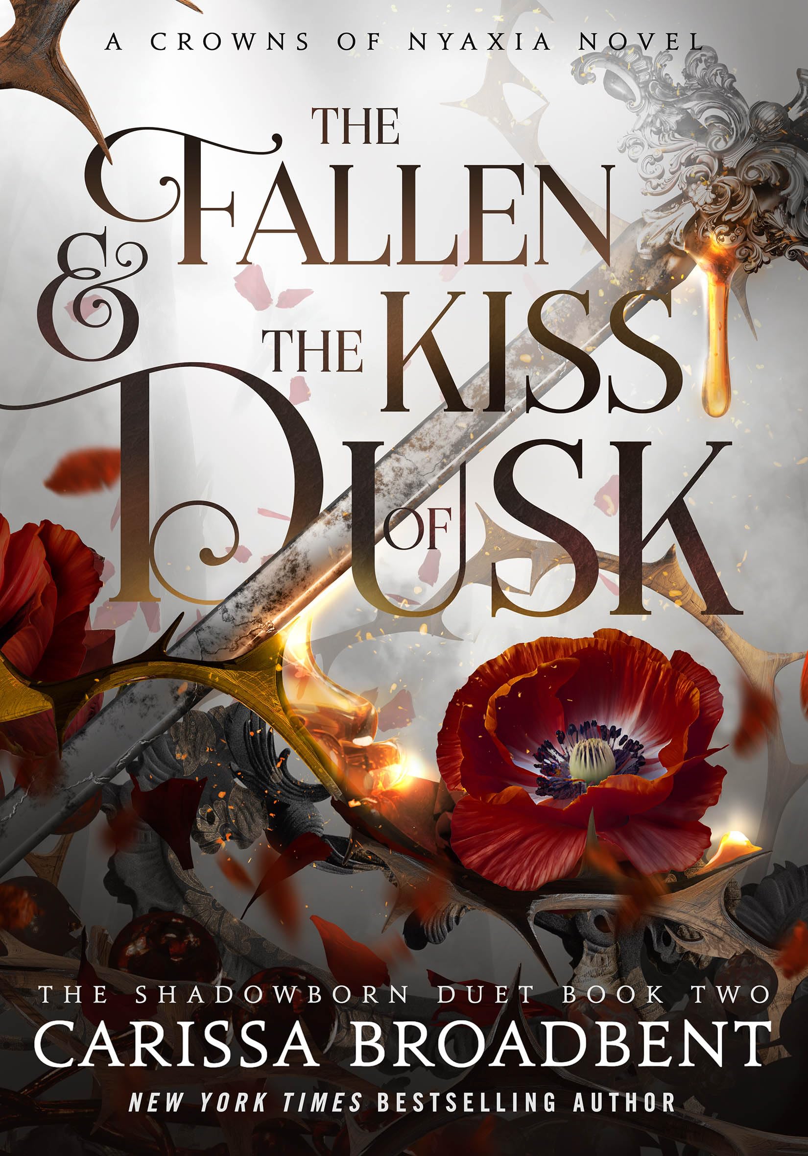Image de couverture de The Fallen and the Kiss of Dusk par Carissa Broadbent