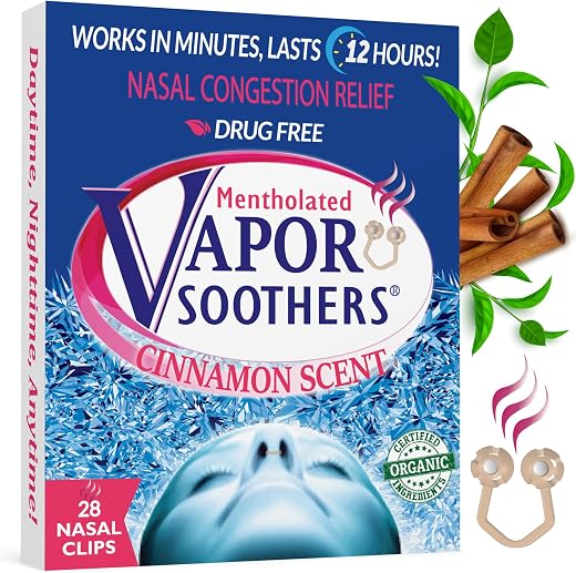 Vapor Soothers Cinnamon Scent, 28 Count
