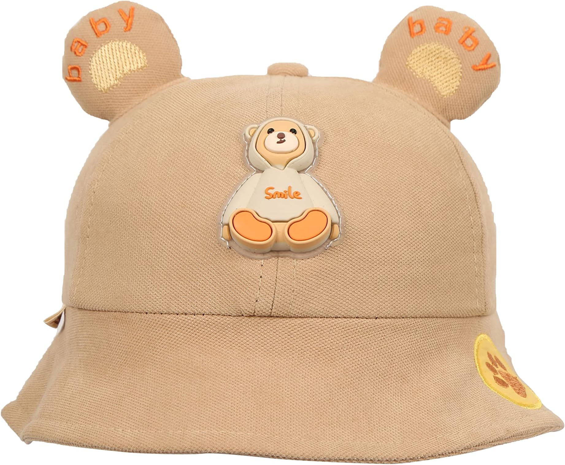 FabSeasonsCotton Bucket Hat/Cap for Boys & Girls, Fits for 1-3 Years Kids, (48 cm-Inner Circumference)