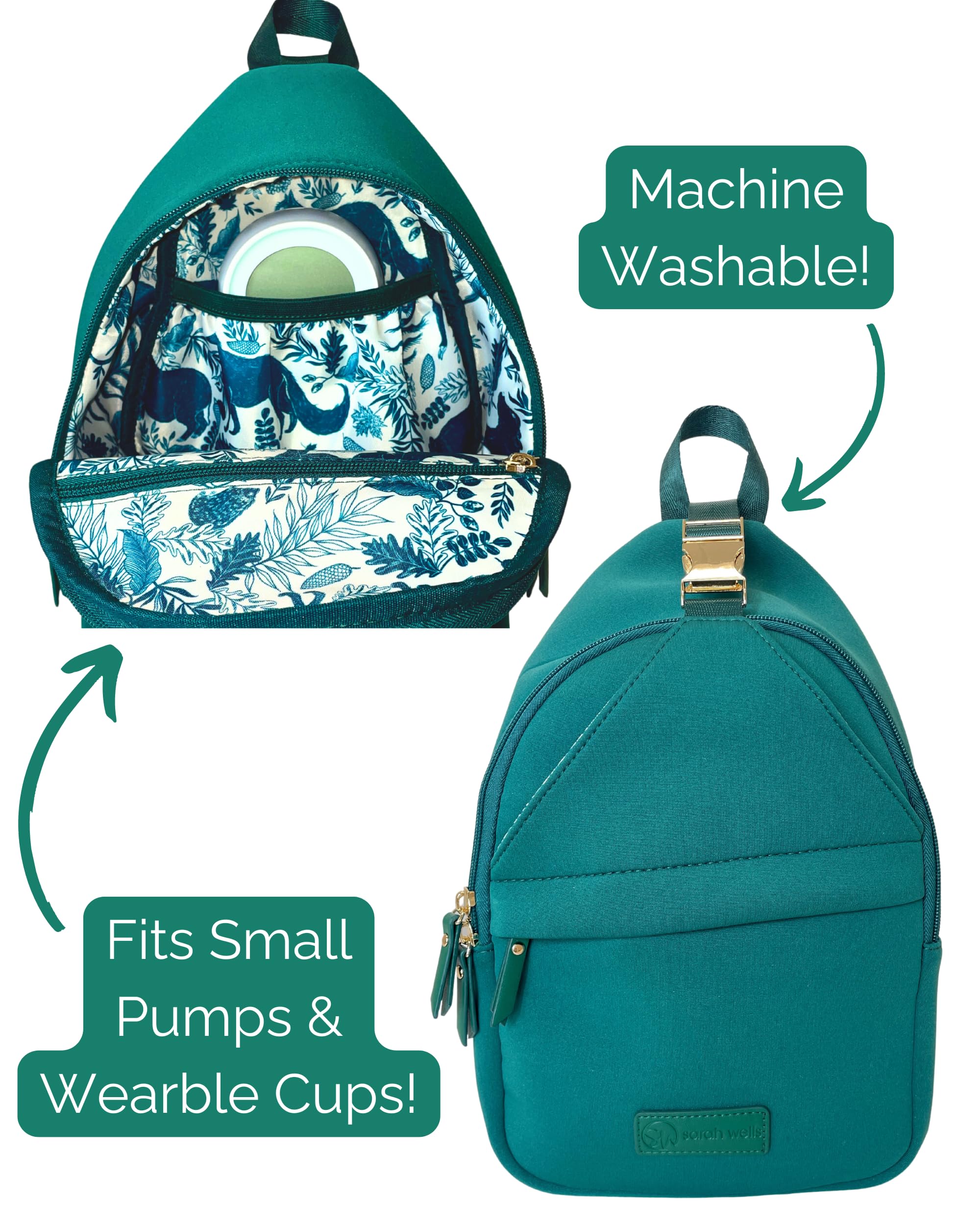 Amazon.com: Sarah Wells Allie Sling Pump Bag – Fits All  display picture 2