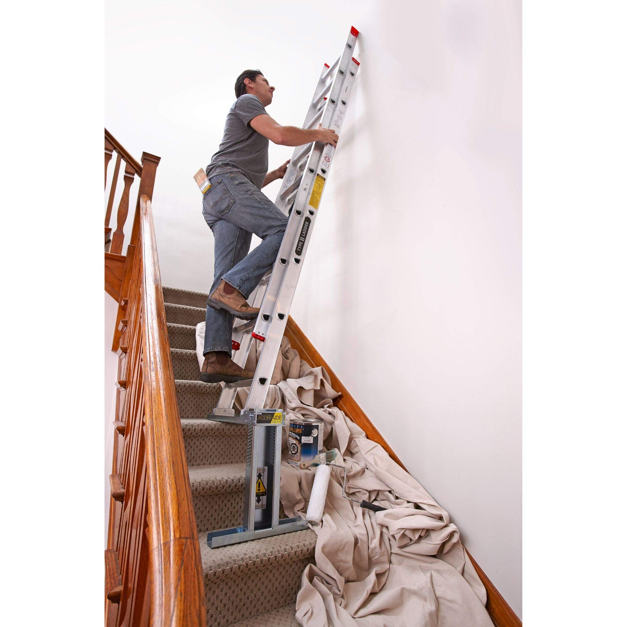 Buy Ideal Security LadderAide SLM, Ladder Leveler for Single and