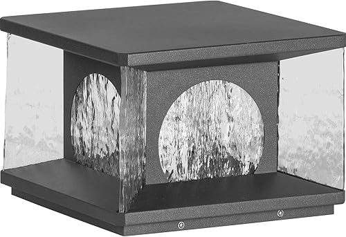 Miniatura 3 de Luces de poste duras con cable para exteriores, moderna luz de columna eléctrica de 11.8 pulgadas, lámpara de pilar grande impermeable de 3000 K de