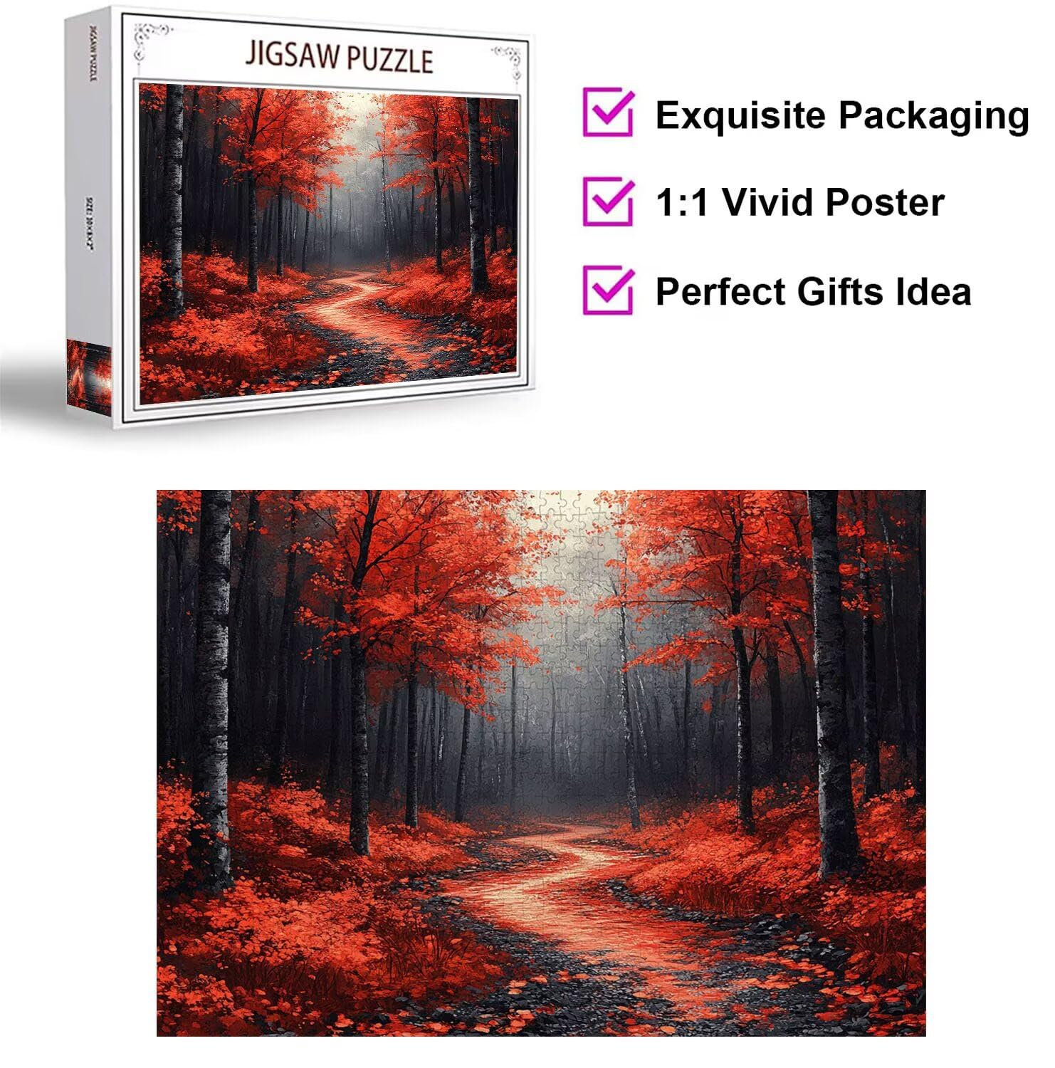 Puzzle 4000 Pezzi Foreste Puzzle Classici per Gioco Familiare, n-738