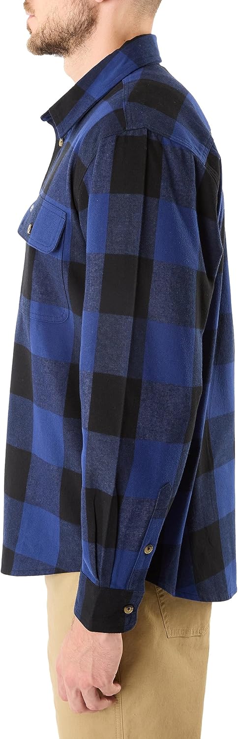 Smith's Workwear Mens Big Men's Pocket Flannel Shirt - Image 2
