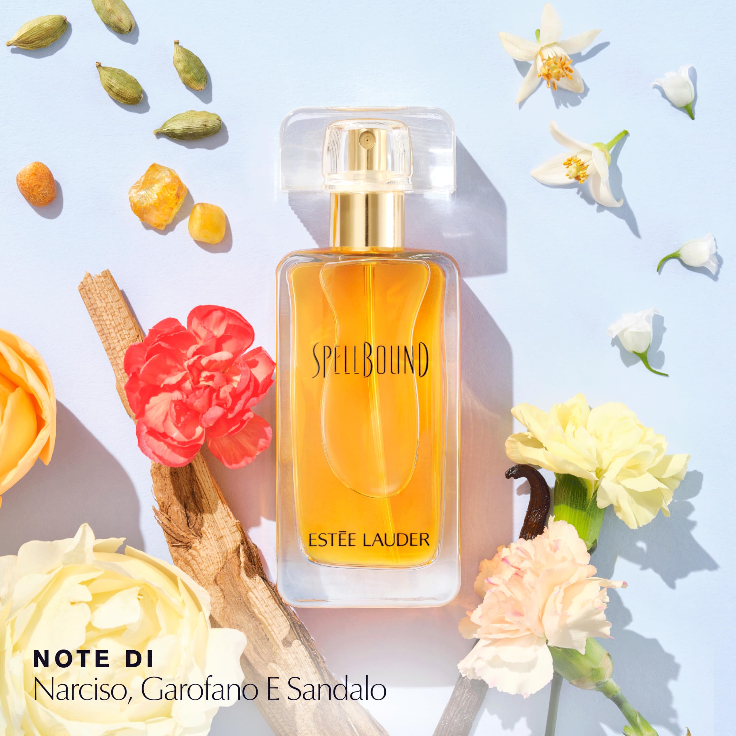 Estée Lauder SpellBound Eau de Parfum Spray - Profumo donna floreale ambrato con note di rosa, albicocca e sandalo, 50ml