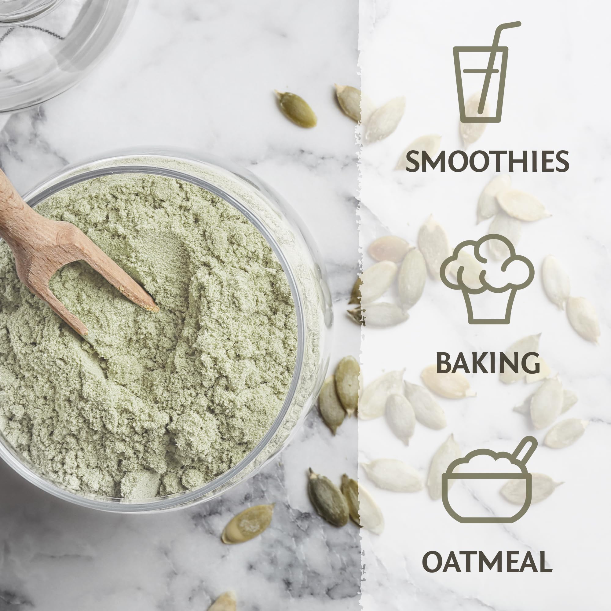 Sunwarrior Organic Pumpkin Seed Protein Powder, Unflavored, 15 Servings — Amazon image 6