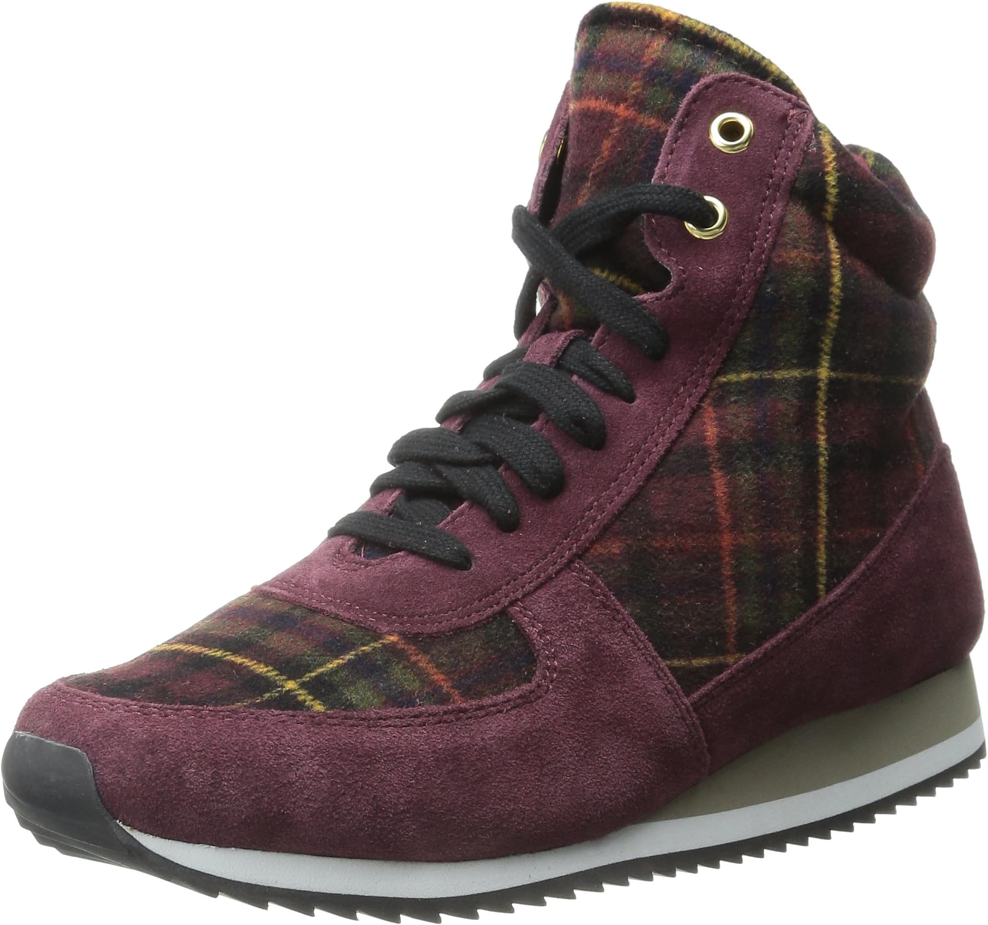 Bella Vita Women's Enice, Burgundy Suede/Plaid Flannel, 6 N US