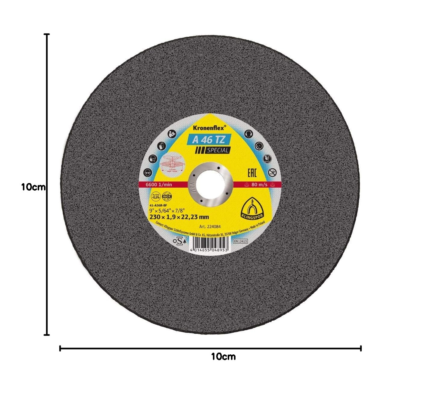 A 24 R 13754 tarcza tnąca 100 x 2,5 x 16 mm (1 sztuka), 265044