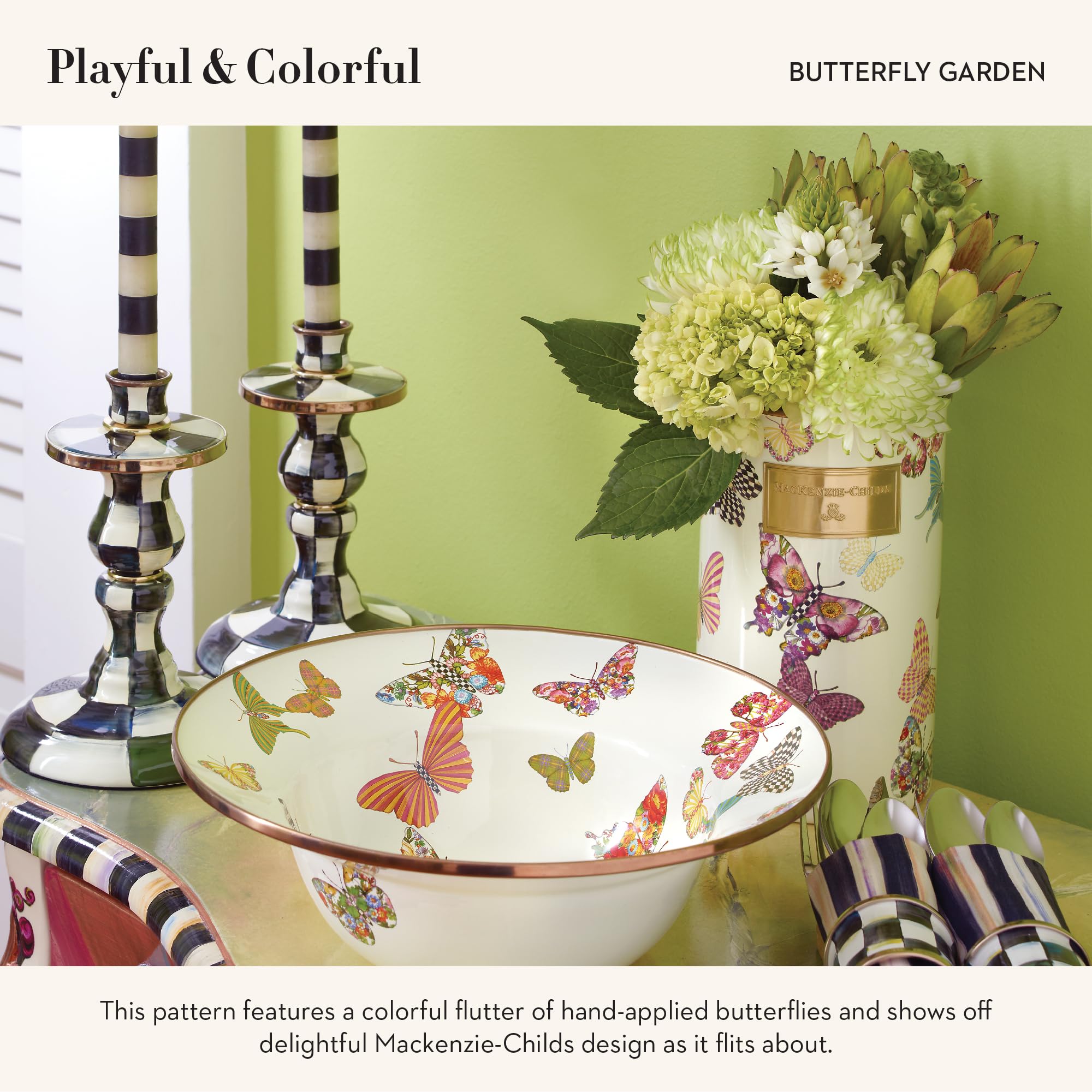 Amazon.com: MacKenzie-Childs: Butterfly Garden