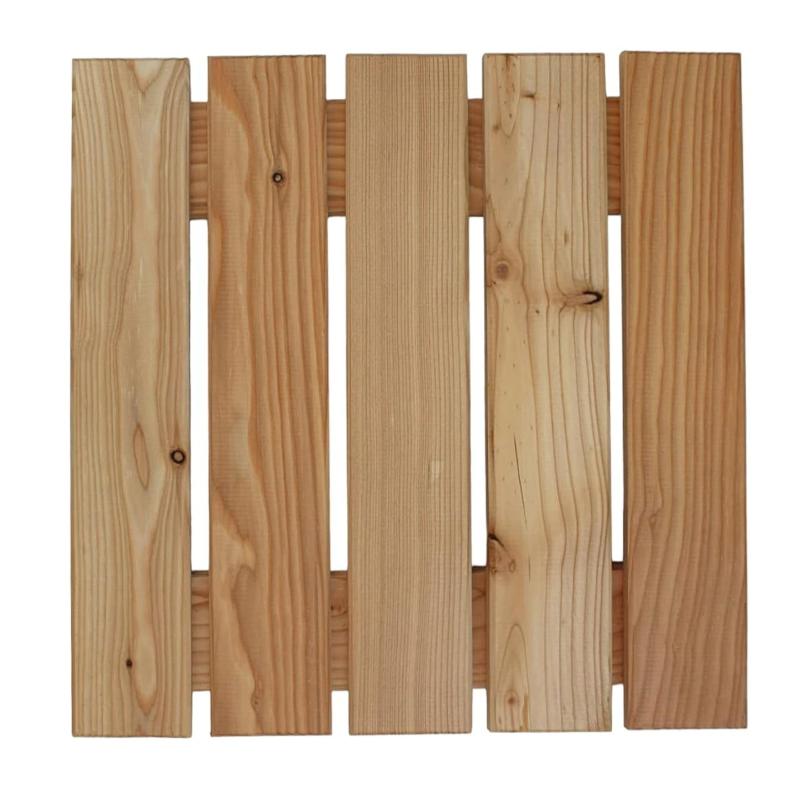 Gartenwelt Riegelsberger Carrelage de terrasse Premium Mélèze 50x50x4cm Carrelage en Bois,4 pièces