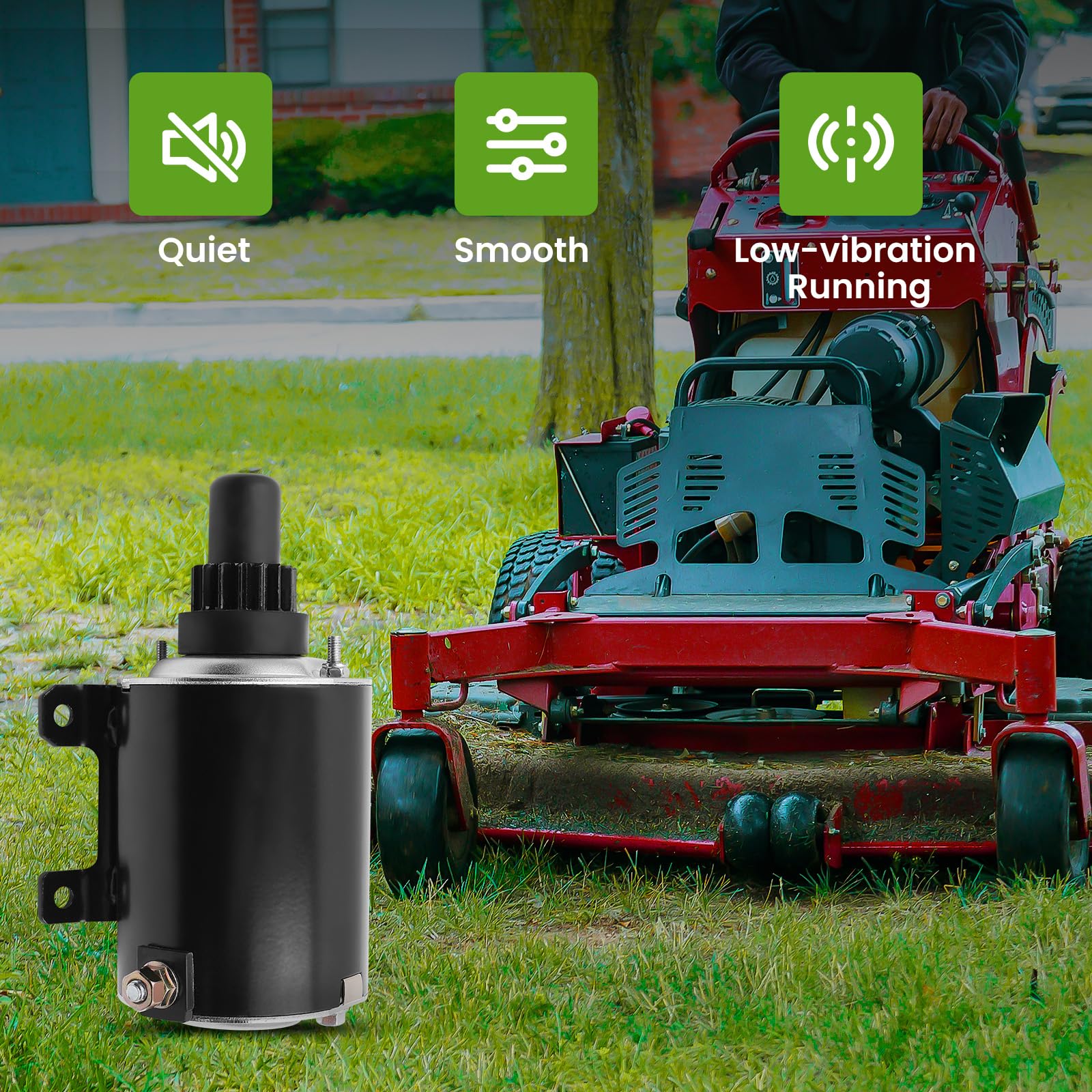Motorino Avviamento Elettrico Trattorino Rasaerba TECUMSEH OHV110 O 7 297