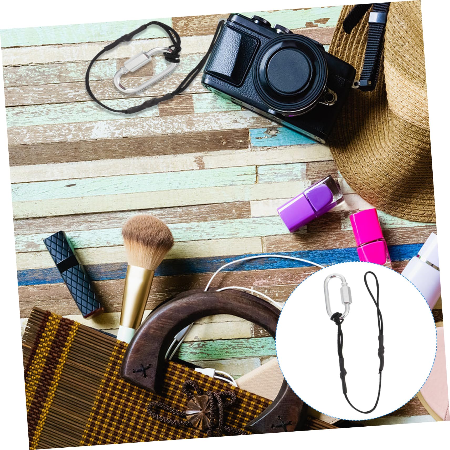 DOITOOL Corda Di Sicurezza Della Fotocamera Telecamera Fibbia Della Tracolla Accessori Fotocamera Accessorio Fotocamera Fornitura Fotocamera Reflex Accessori Per Fotocamere