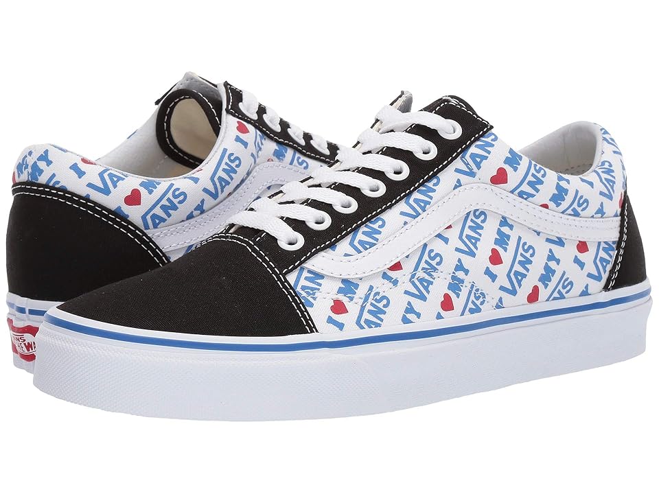 

Vans Old Skooltm ((I Heart Vans) Black/True White) Skate Shoes, Multi