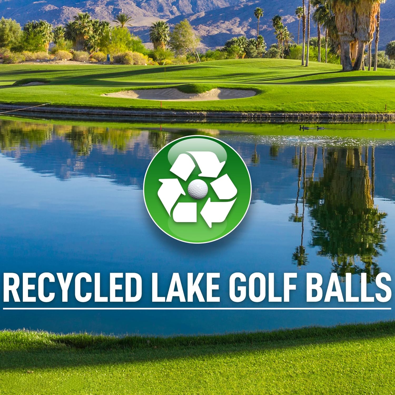 Second Chance Recycled Lake Golf Balls, 12 Pack - Grade A for Callaway Warbird Lake Balls