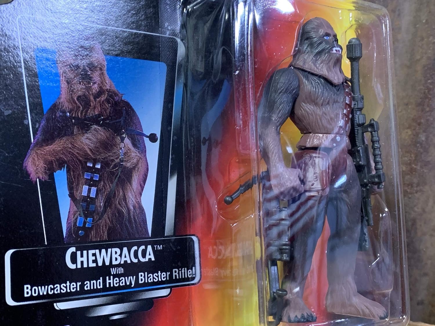 Hasbro Star Wars Chewbacca Figure with Bowcaster and Blaster Rifle