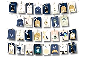 Ramadan Mubarak Advent Calendar Card