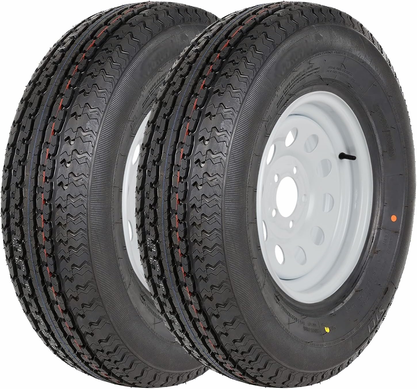 2PK Durun Radial Trailer Tire with 13" White Wheel