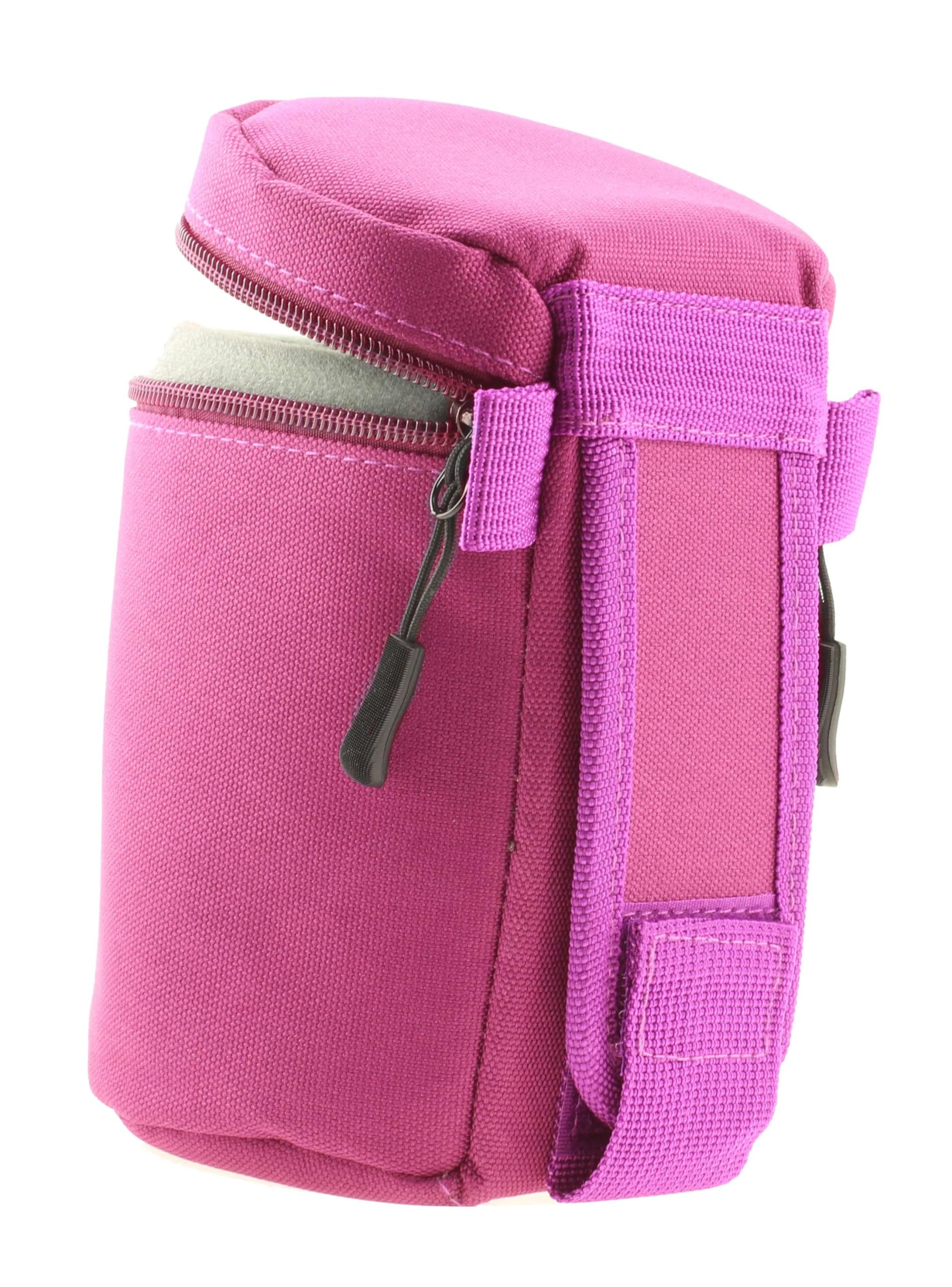 Navitech Purple Water Resistant Camera Lens Protective Case Pouch - Compatible With lightdow EF 85mm F1.8 Portrait Lens