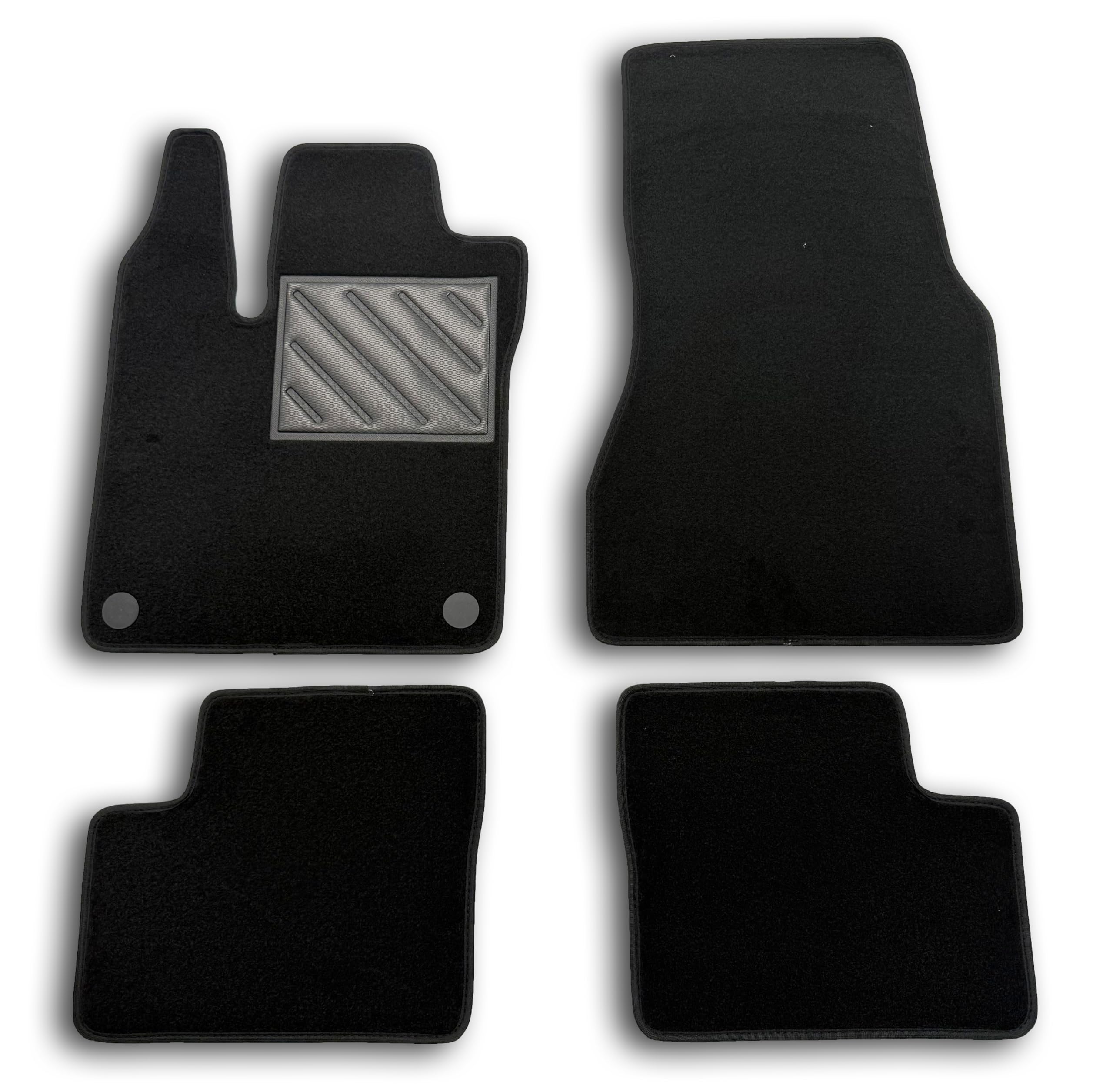 Alfombrillas Smart ForFour W453 2014 a Medida, talonera de Goma Reforzada y Botones de fijación