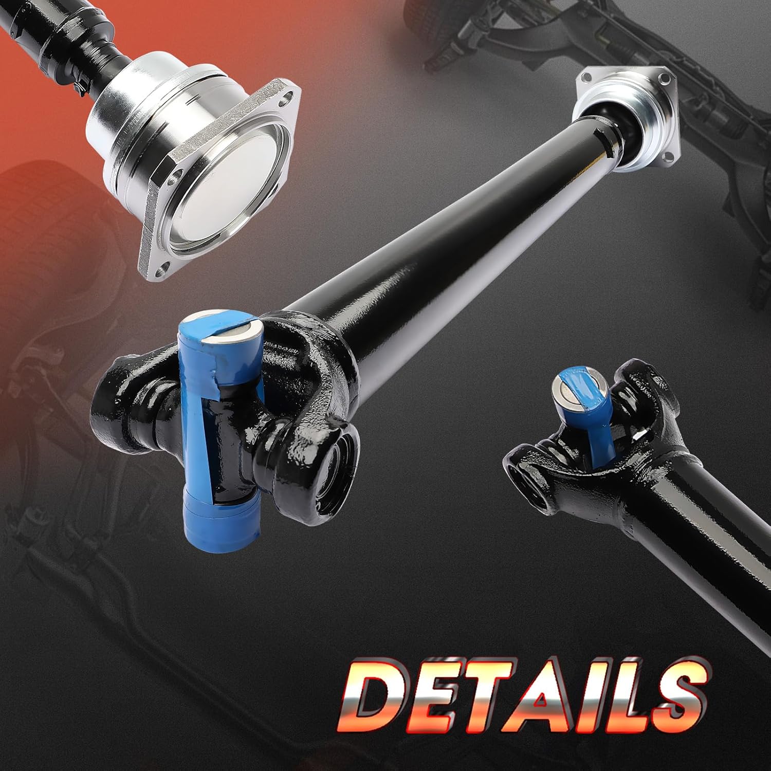 Front Driveshaft Prop Shaft Assembly Fit for Hummer H3 2006-10, Fit for Hummer H3T 2009-10, 4WD OE 10376298 25859867 65-9492 938-008 659492 10376298 938008 25859867