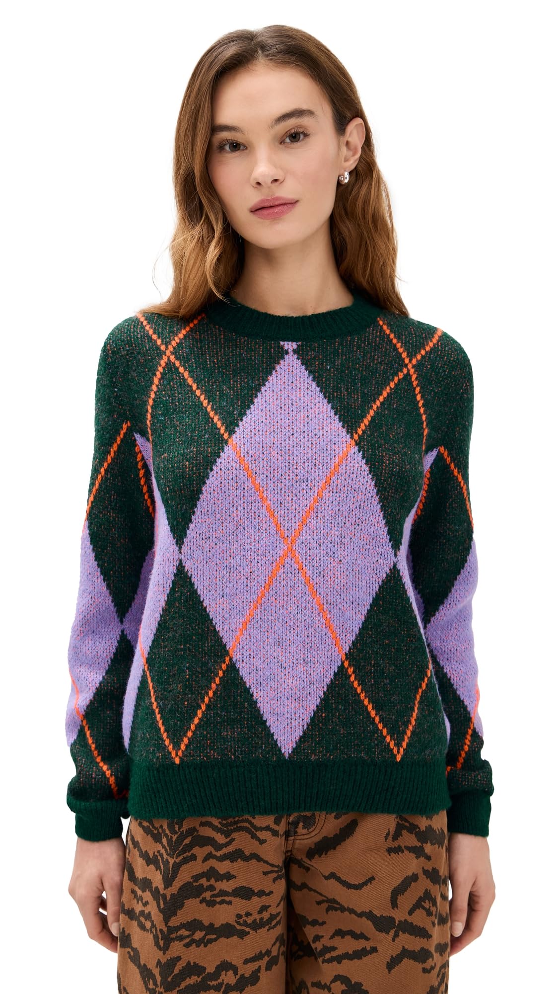 Essentiel Antwerp Womens Iberlin Jacquard Knit Pull
