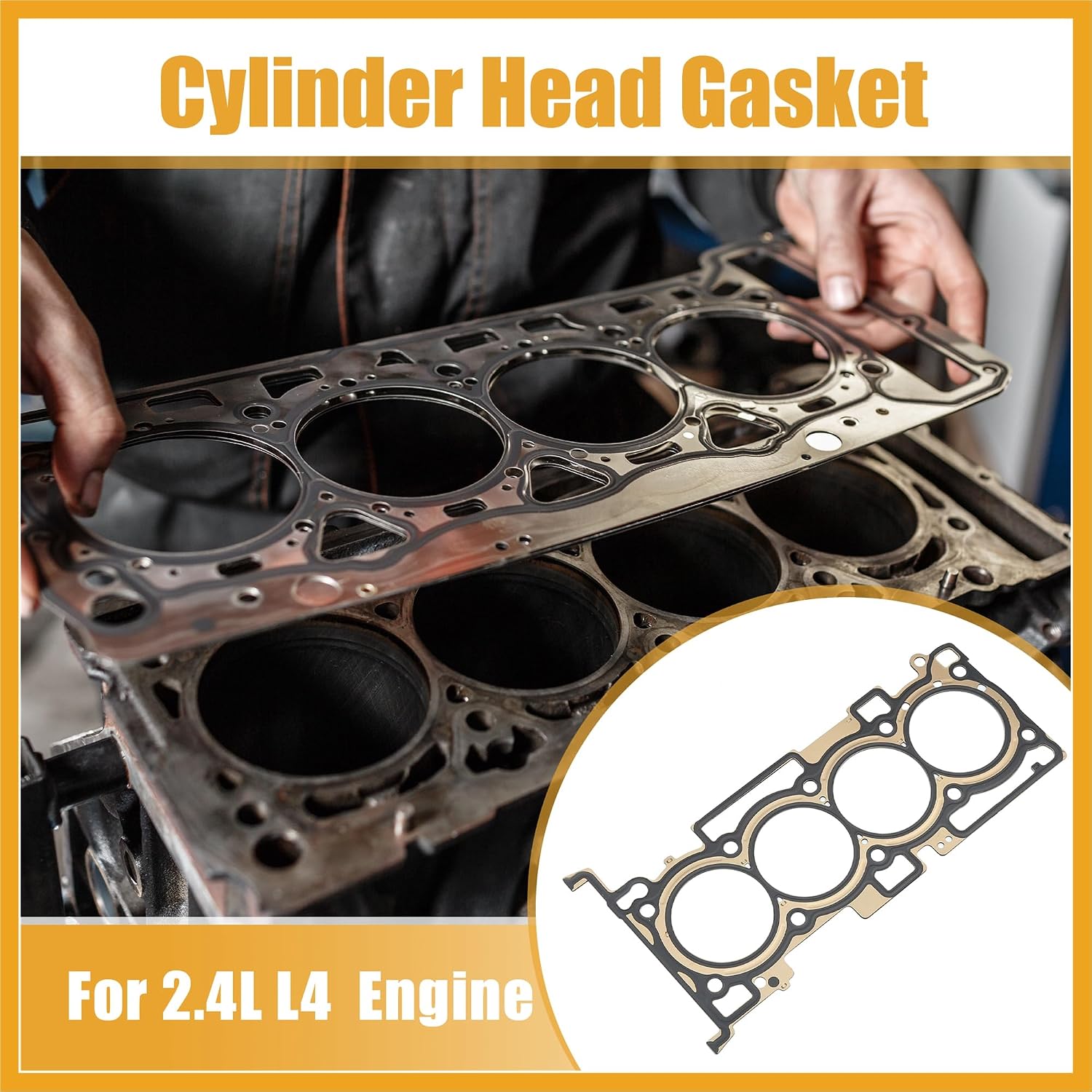Engine Cylinder Head Gasket for Kia Optima 2016-2020 for Kia Sorento 2016-2020 Gasket Cylinder Head for 2.4L - Gas Replace 22311-2GGB0 Replacement